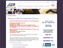 Tablet Screenshot of abc1visa.com